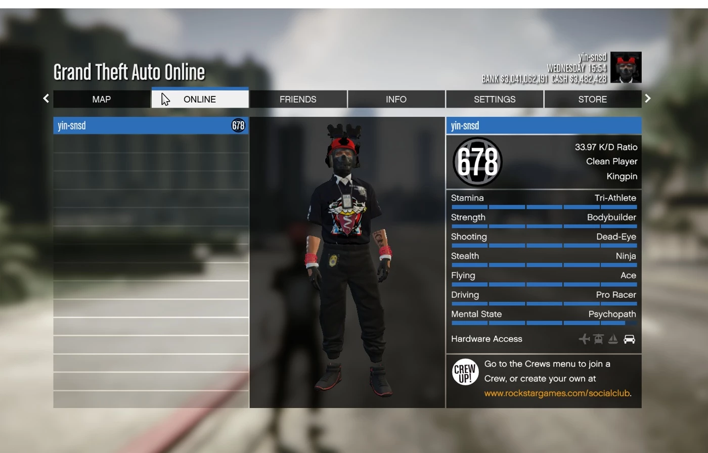 Gta V Pc - 3 Bilhões - Lvl 678 - 100% Liberado - Trajes Mod - DFG