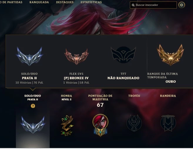 Vendo Conta Com Nick Muito Raro, (Ranqueada) - League Of Legends Lol - DFG