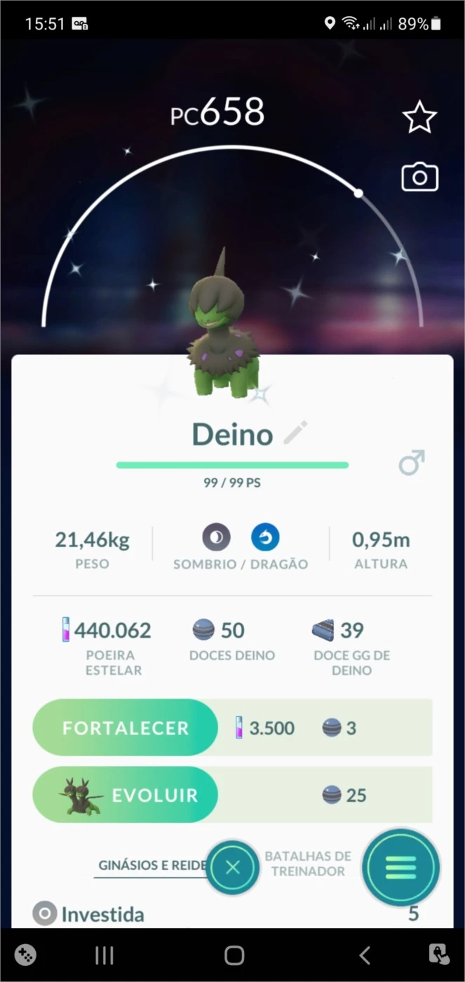 Pokémon PTC GO - Shiny Deino - 80K Stardust✨Read Description - Foto 12