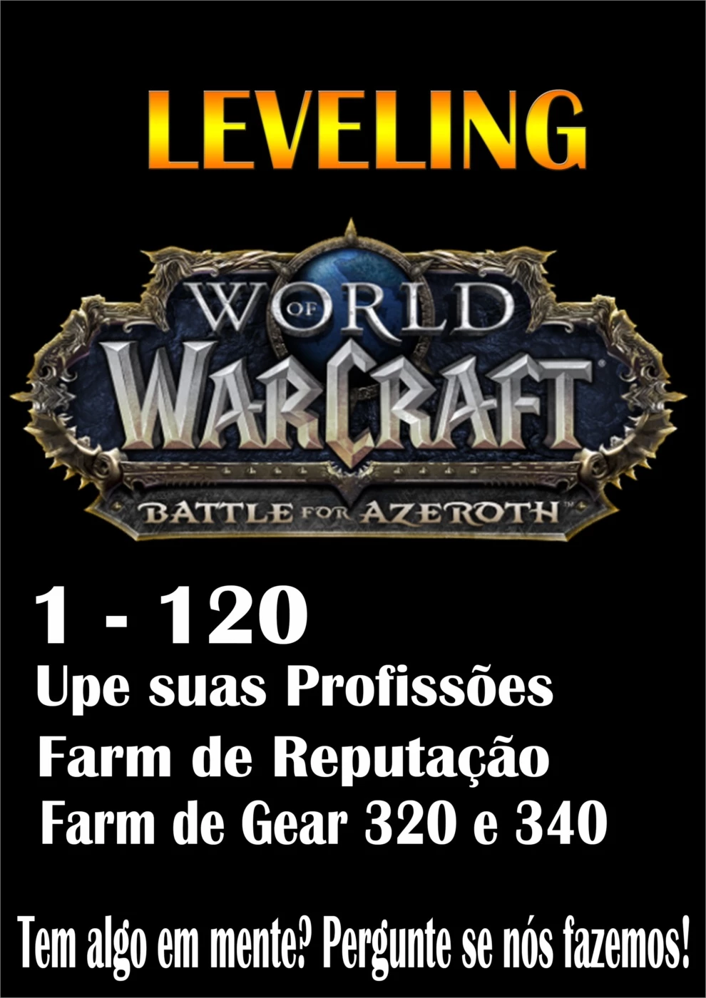 Level Up World Of Warcraft - Blizzard - DFG