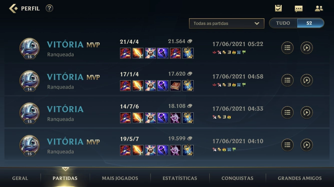 Ouro 1 Win Rate 70,2% + 15K Cisco Azul - League Of Legends: Wild