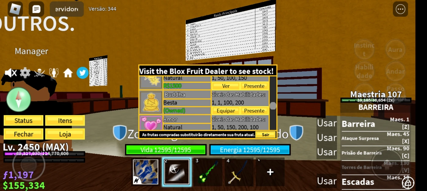 Upo Sua Conta Blox Fruits - Others - DFG