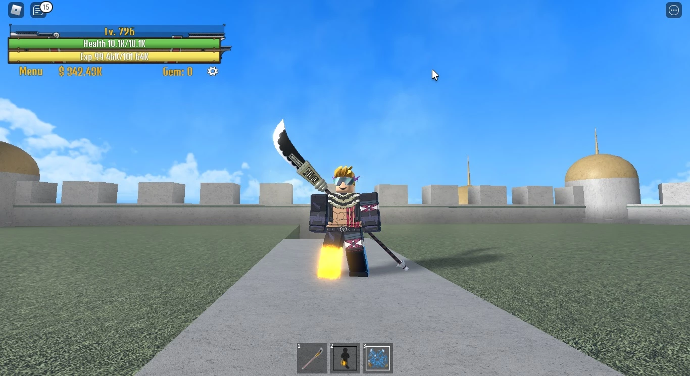 Roblox > Conta para iniciar upado no game