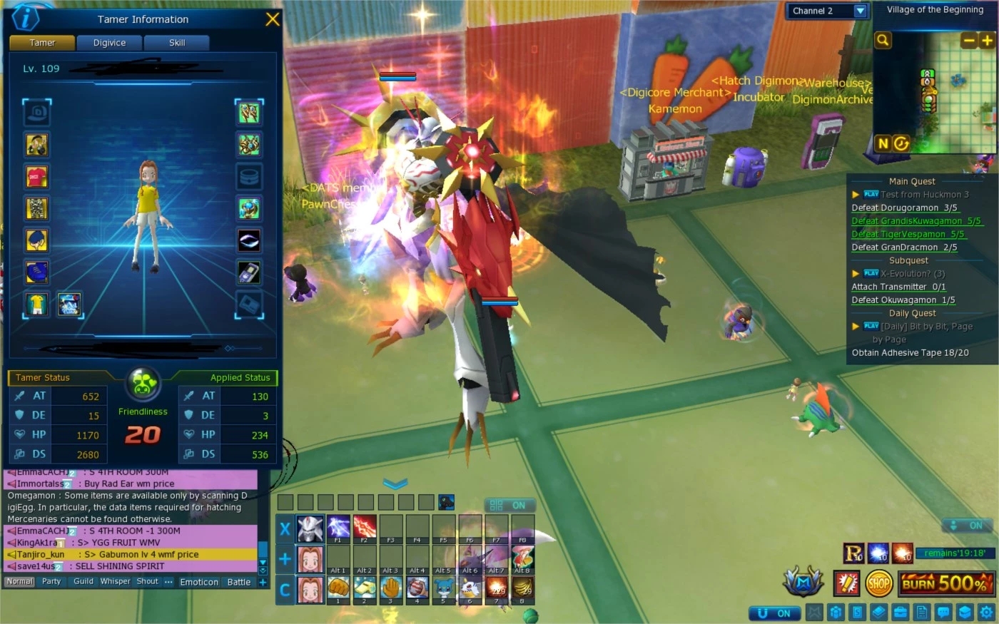 Conta Ldmo Alter S , Omegashoutmon , +Varias Jogres - Digimon Masters  Online - DFG