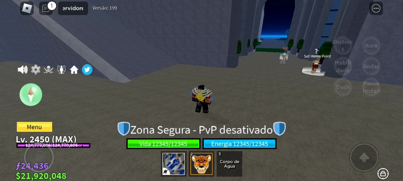 Roblox > conta de blox fruits. lvl max e game pass