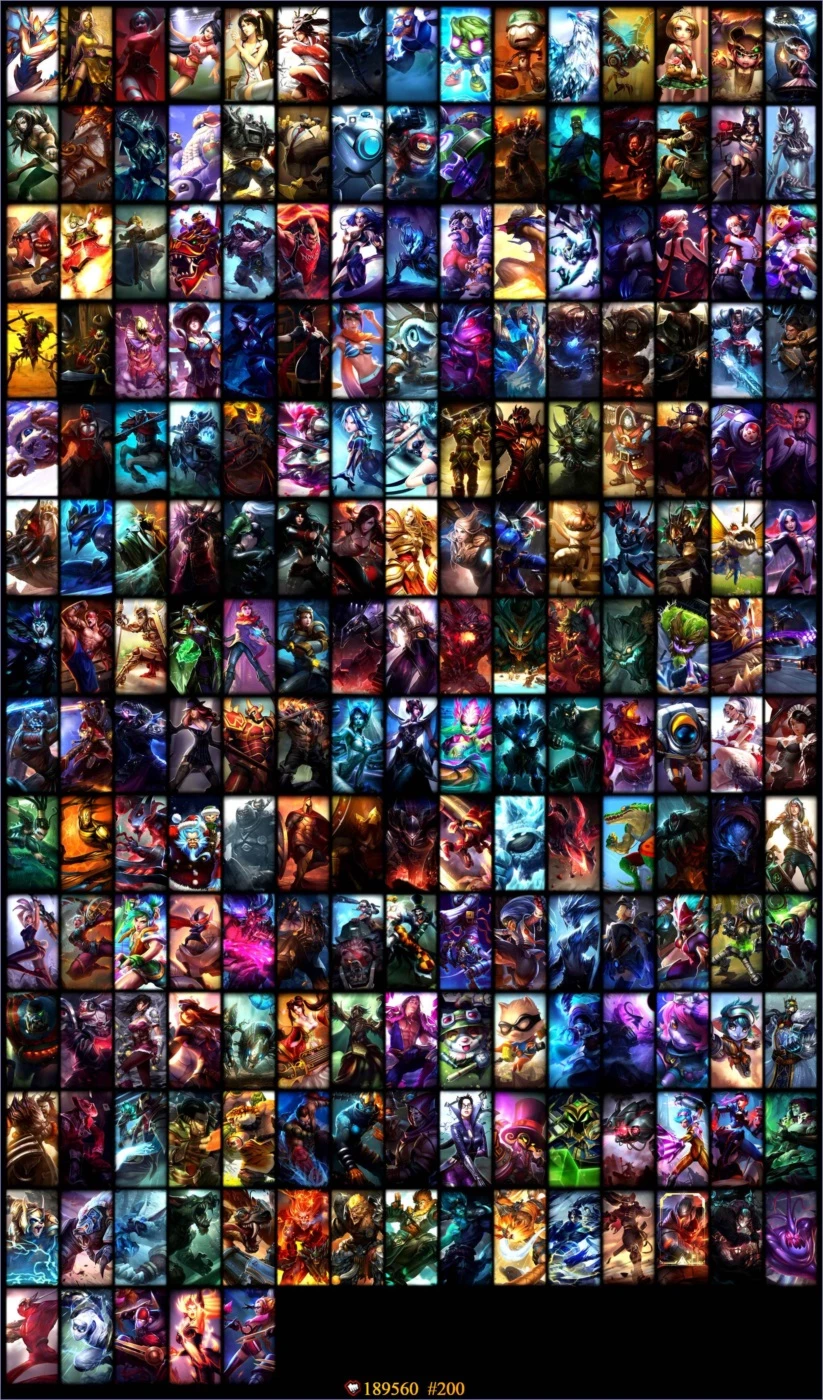 Conta Lol - Todos Os Campeões + 46 Skins + 74 Ícones + Gold