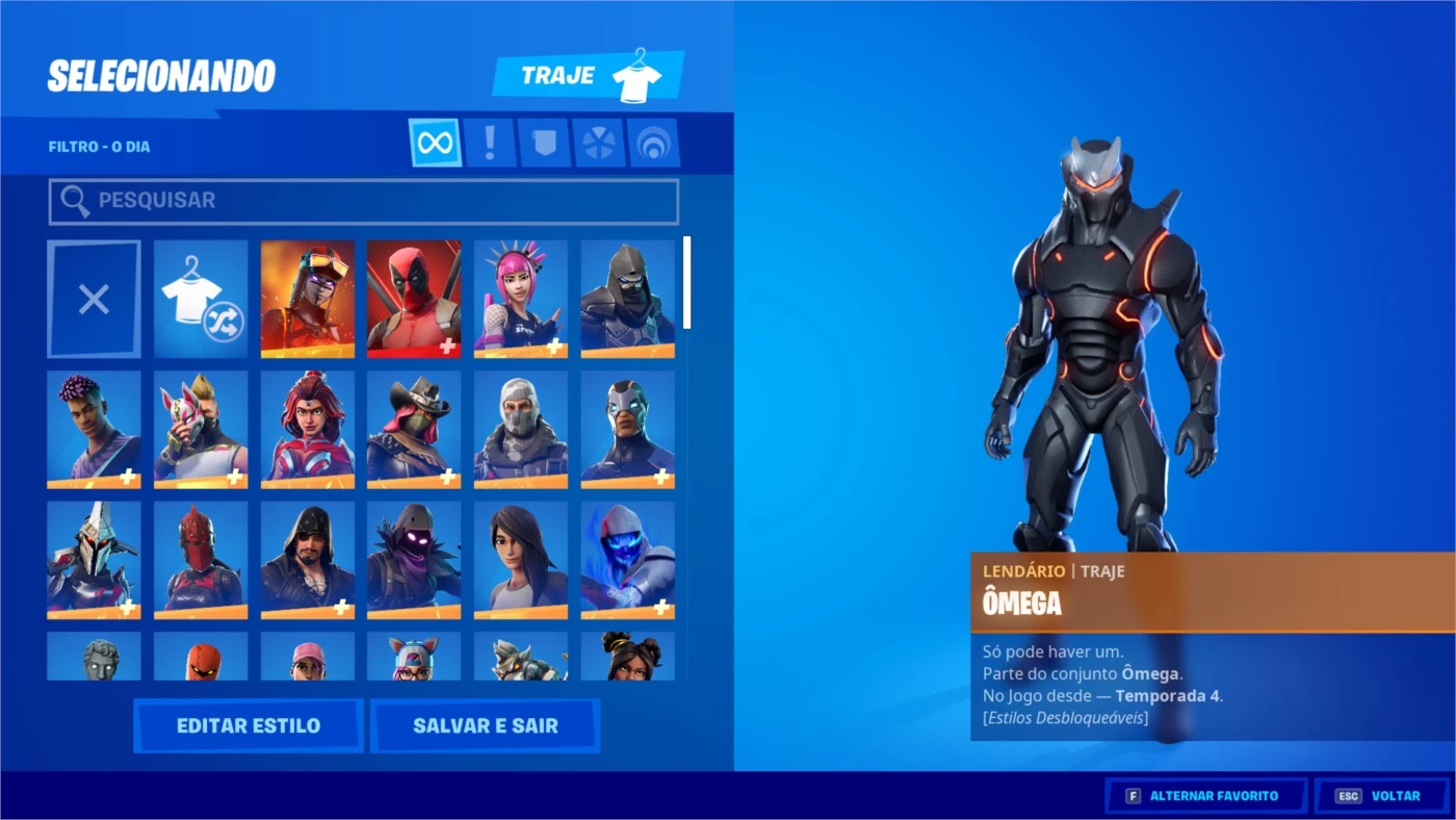 Conta Fortnite Rara Desde S4 Capitulo 1 Com Skins Exclusivas