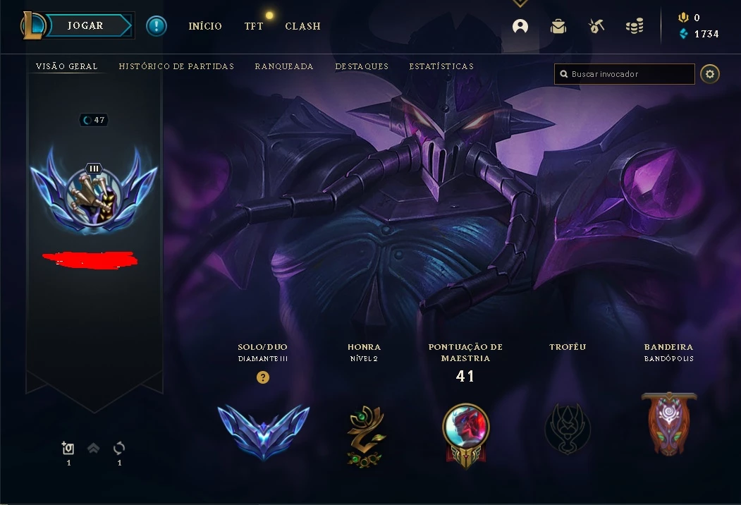 CONTA PLATINA IV COM 79% DE W.R + SKINS - League of Legends