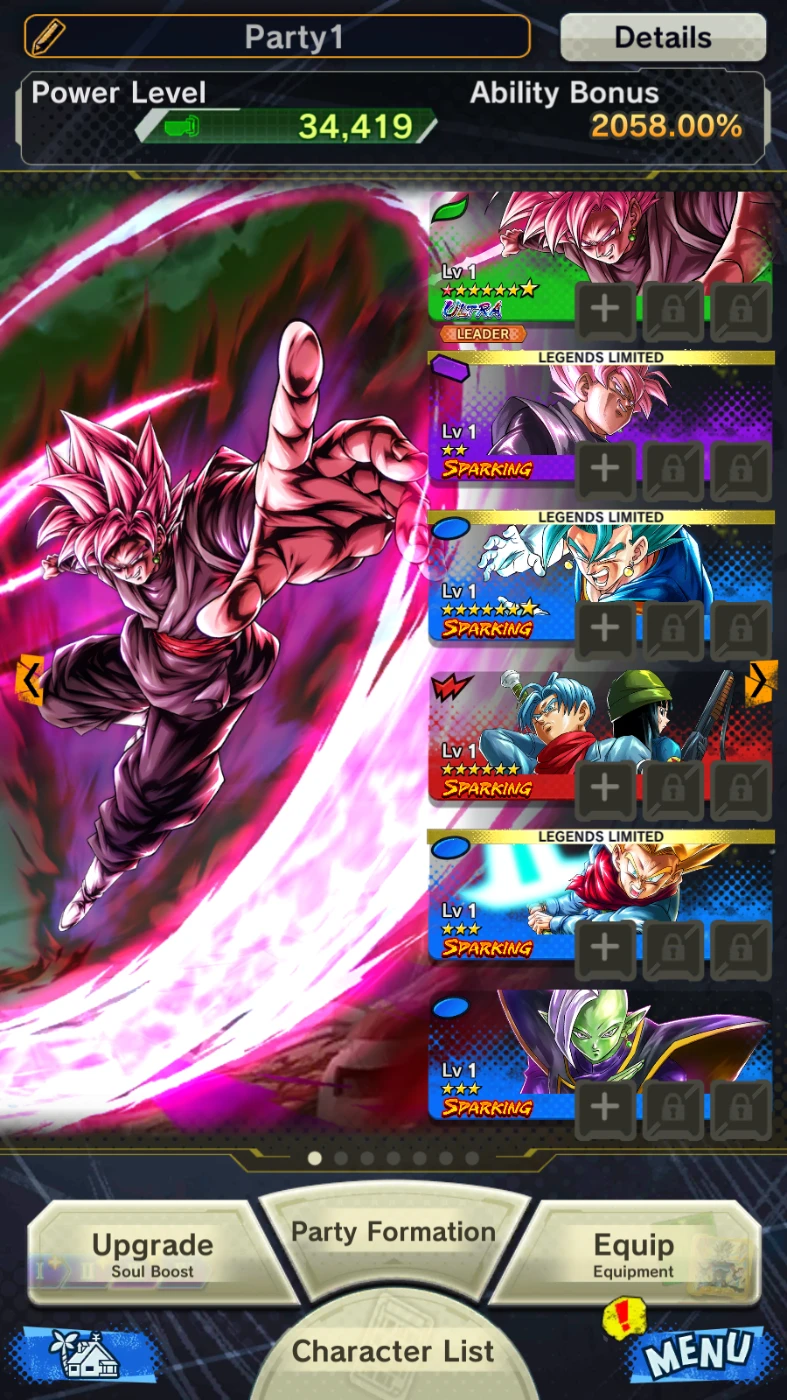 Dragon Ball Legends - Ul Goku Black 8* - Others - DFG