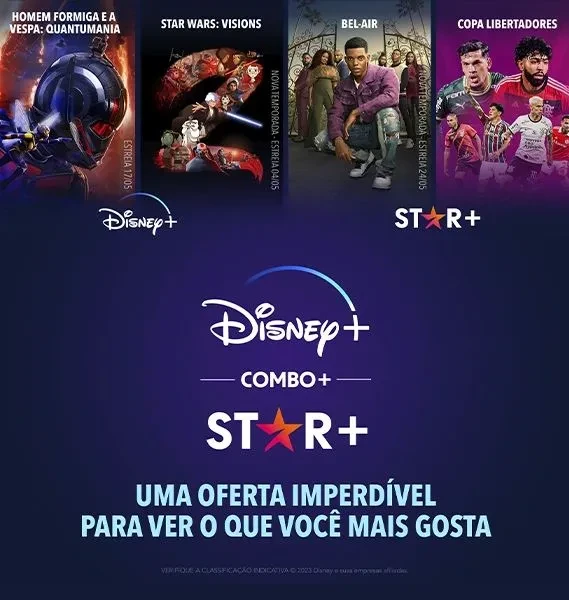 Combo Disney + Star Plus Compartilhado (Entrega Automatica) - Premium