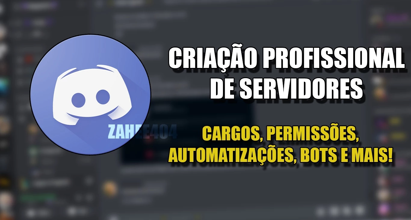 Eu vou Fazer um Servidor Profissional do discord.