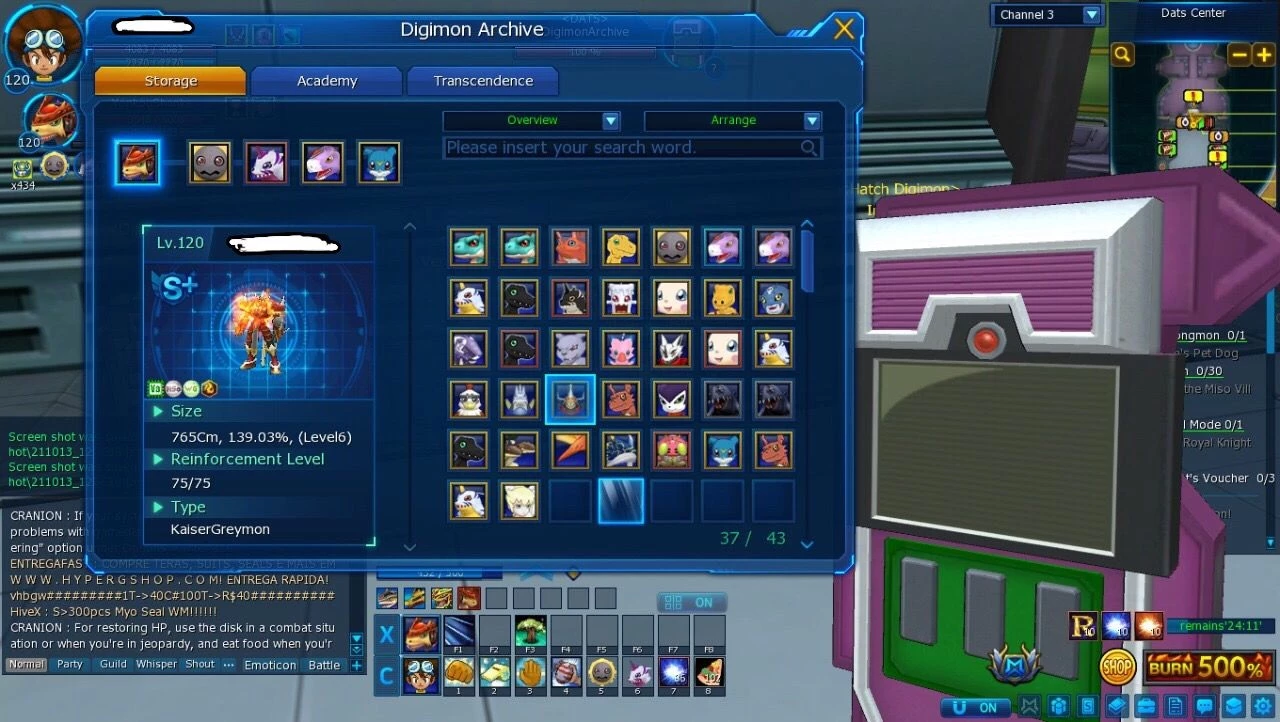 Conta Ldmo Super Jogavel - Digimon Masters Online - DFG