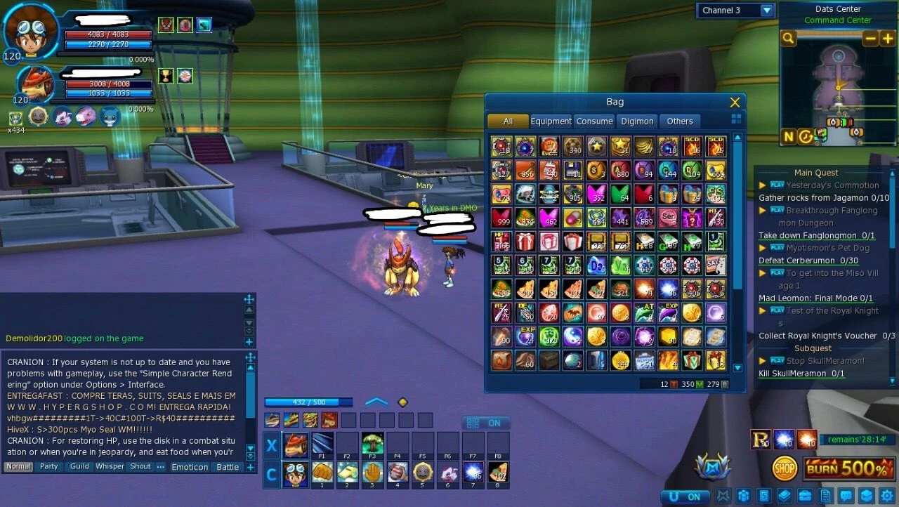 Digimon Masters Online, Software