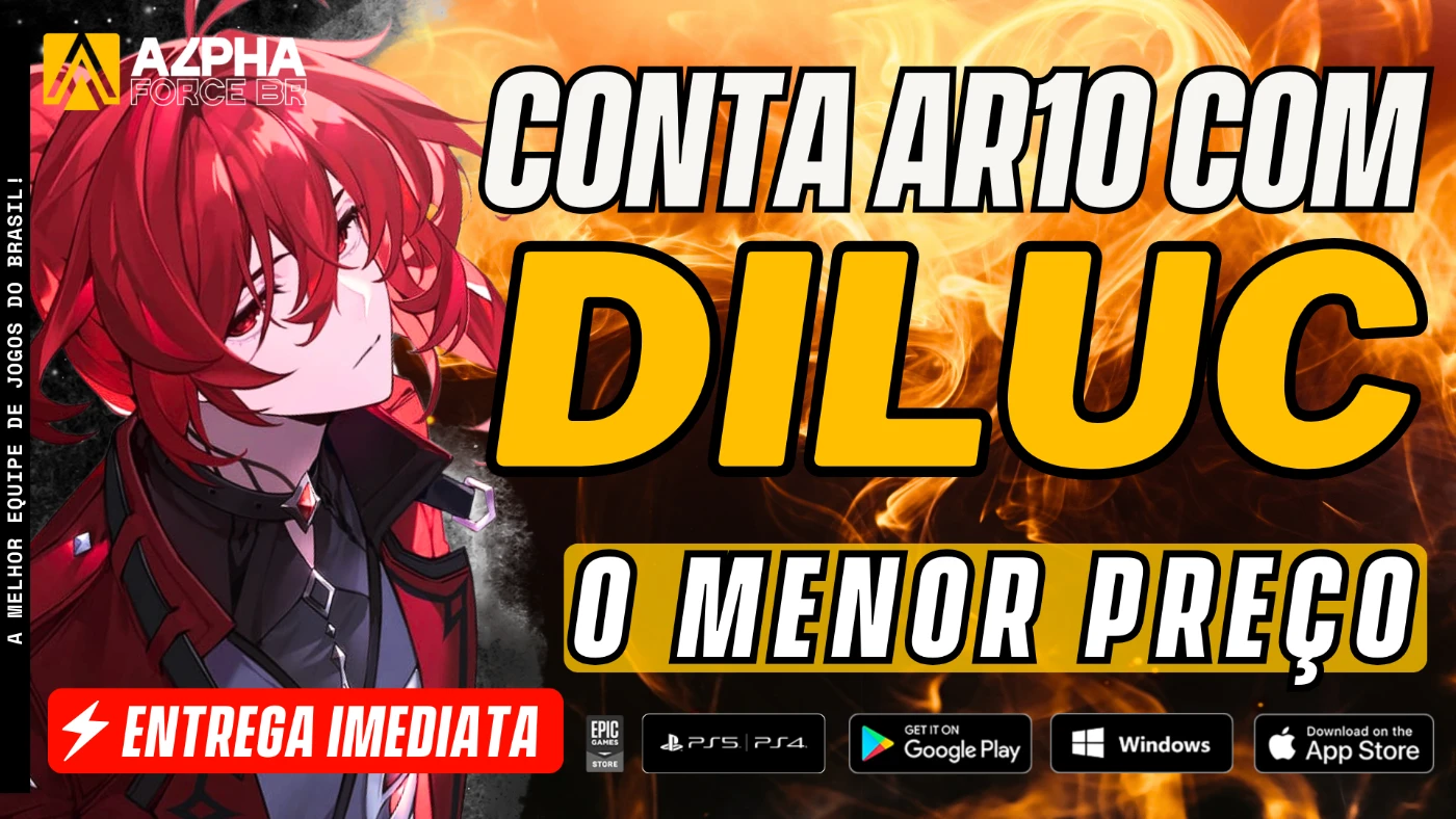 ✨ Pack De Contas Genshin Impact Com Personagens 5⭐ ✨ - DFG