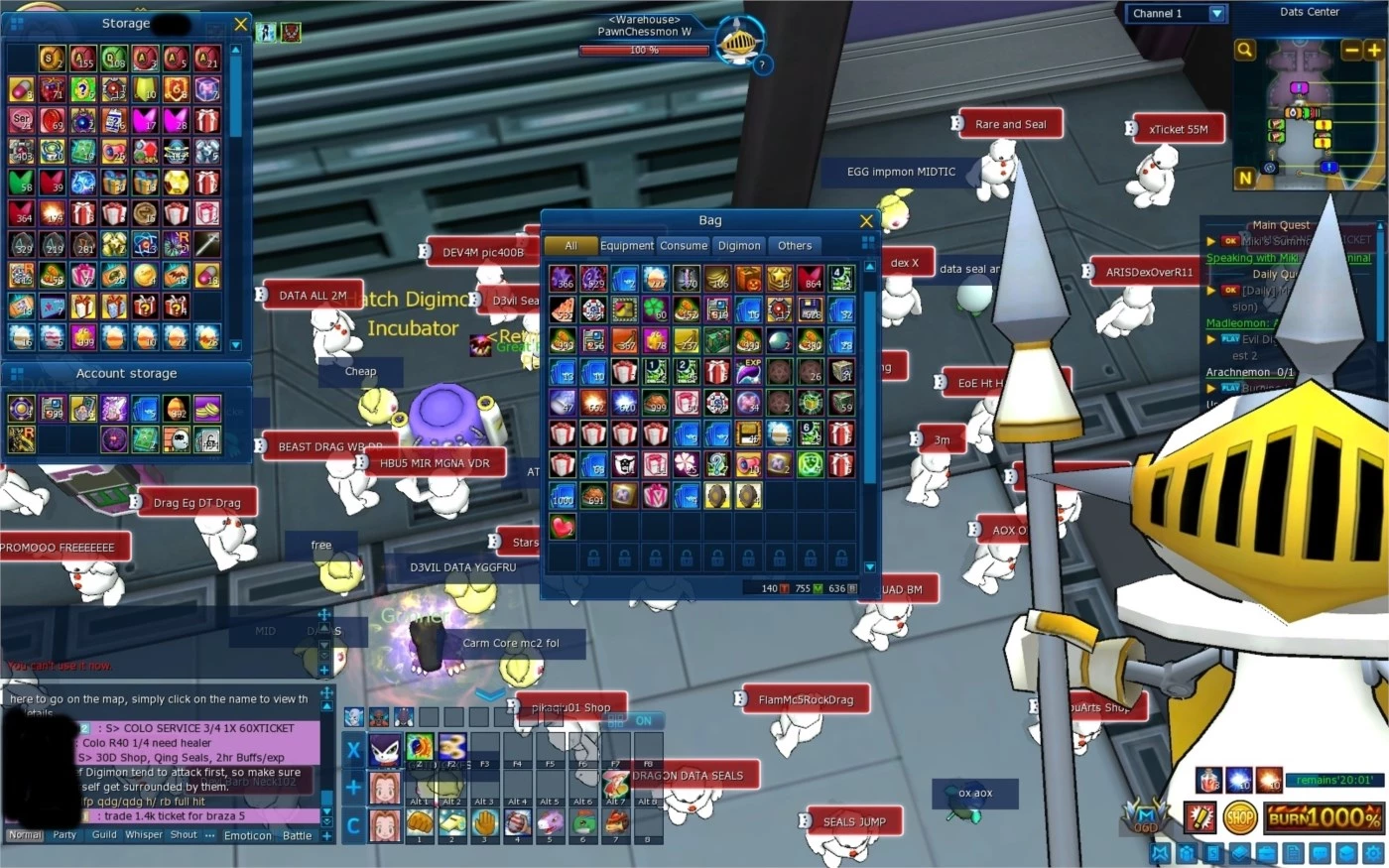 Conta Ladmo Digimon Master Online !! Zeed / Aoa / Bagra / X7 - Digimon  Masters Online - DFG