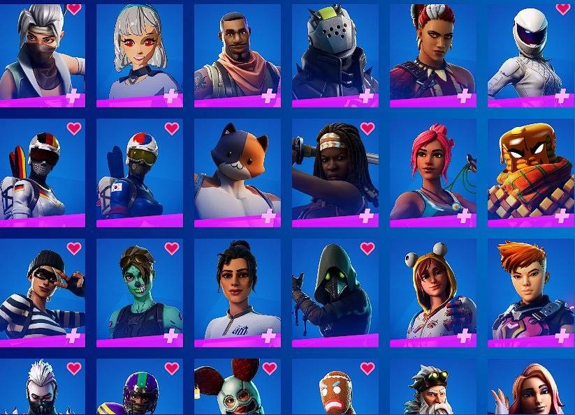 Conta Fortnite com muitas skins antigas - Fortnite - Contas