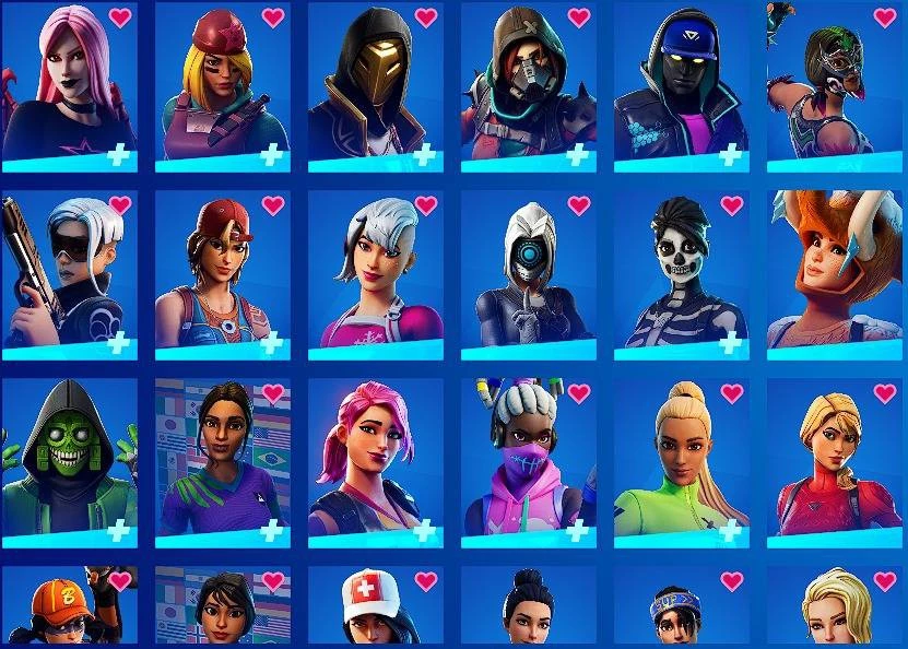 8300 CONTAS FORTNITE (ALGUMAS COM SKINS) CHECADAS FUNCIONANDO