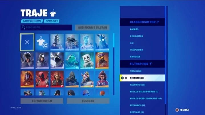 Conta Fortnite Ps4 Xbox Pc Temporada 4 Até T2 C2 - DFG