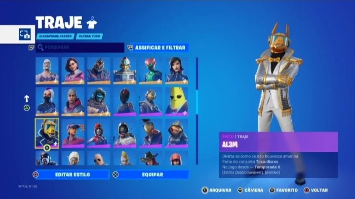 Conta Fortnite Ps4