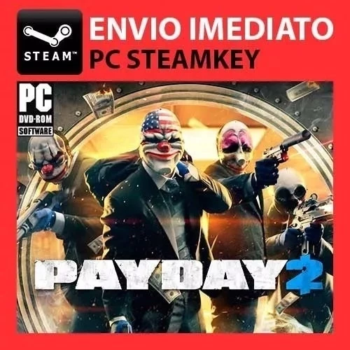 Payday 2 Pc Jogo Mídia Digital