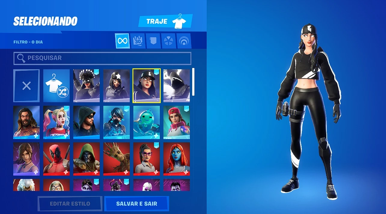 Conta com Skins Raras de Fortnite + Salve O Mundo Fundador