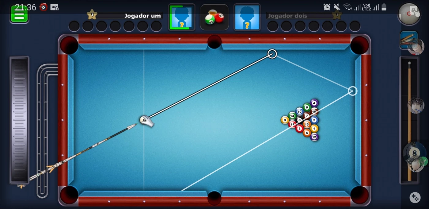 🟢(INFALÍVEL) Como COLOCAR MIRA INFINITA no 8 Ball Pool e ATIVAR o modo 8  ball pool hack 