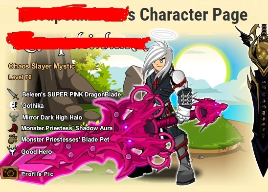 Beleen's DragonBlade - AQW