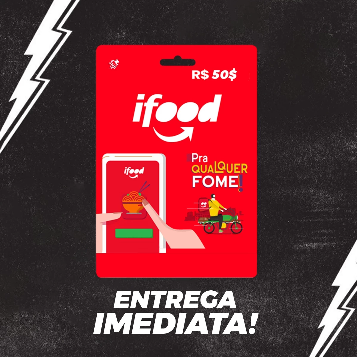 Gift Card iFood 25 Reais - Envio Digital - Gift Card Online