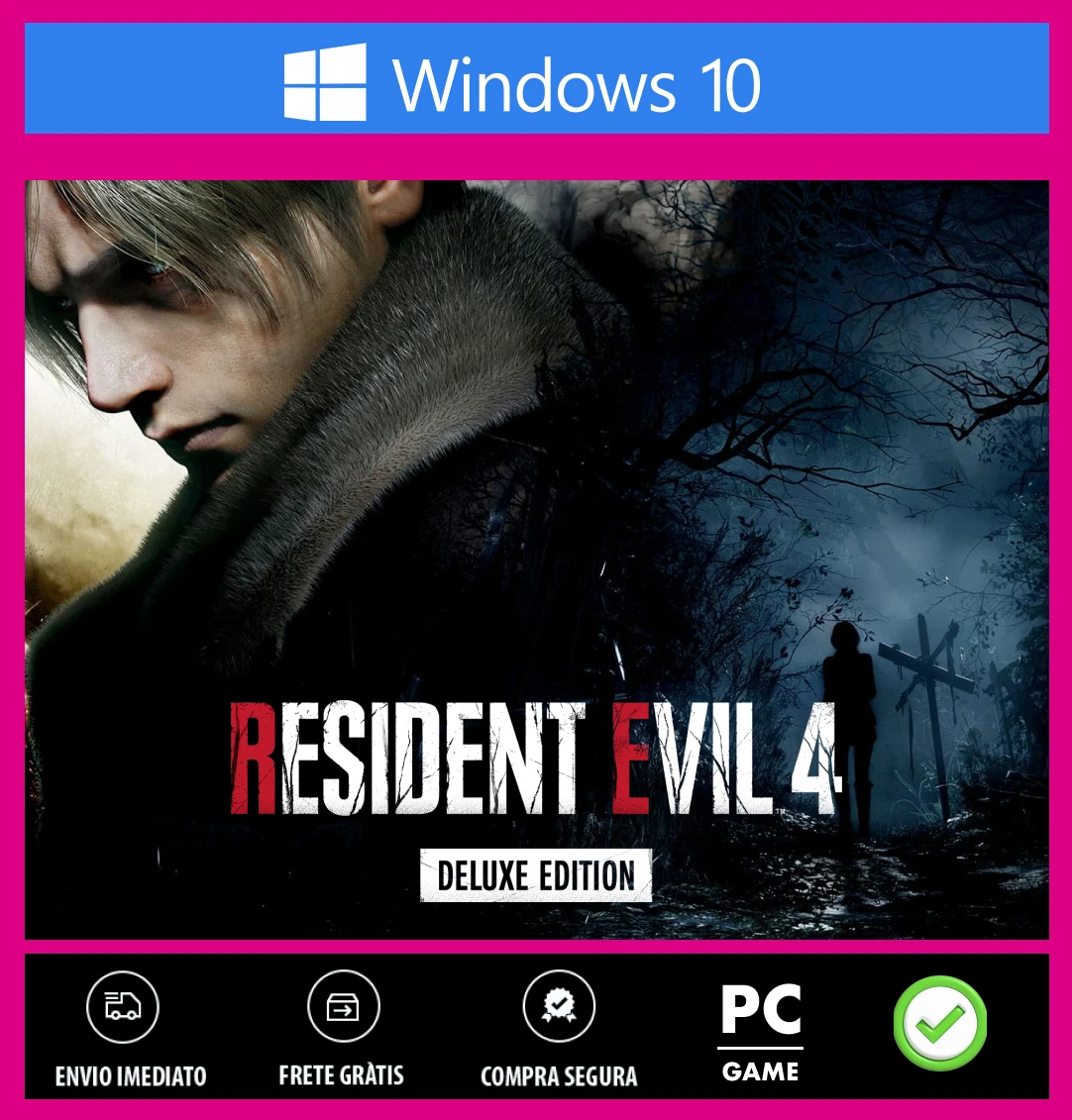 RESIDENT EVIL 4 REMAKE DELUXE EDITION STEAM OFFLINE + BRINDE