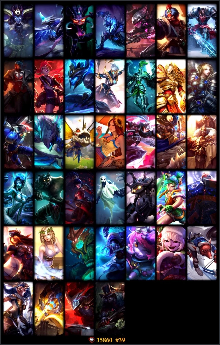 Conta Lol Goldv Com 104 Champs 33 Skins (Todas Da Nidalee) - League Of  Legends - DFG