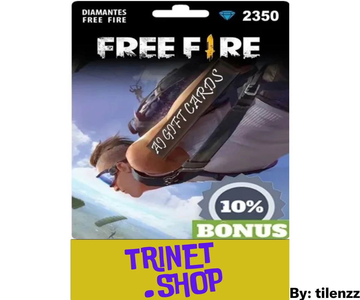 Free Fire 2350 Diamantes + Bônus