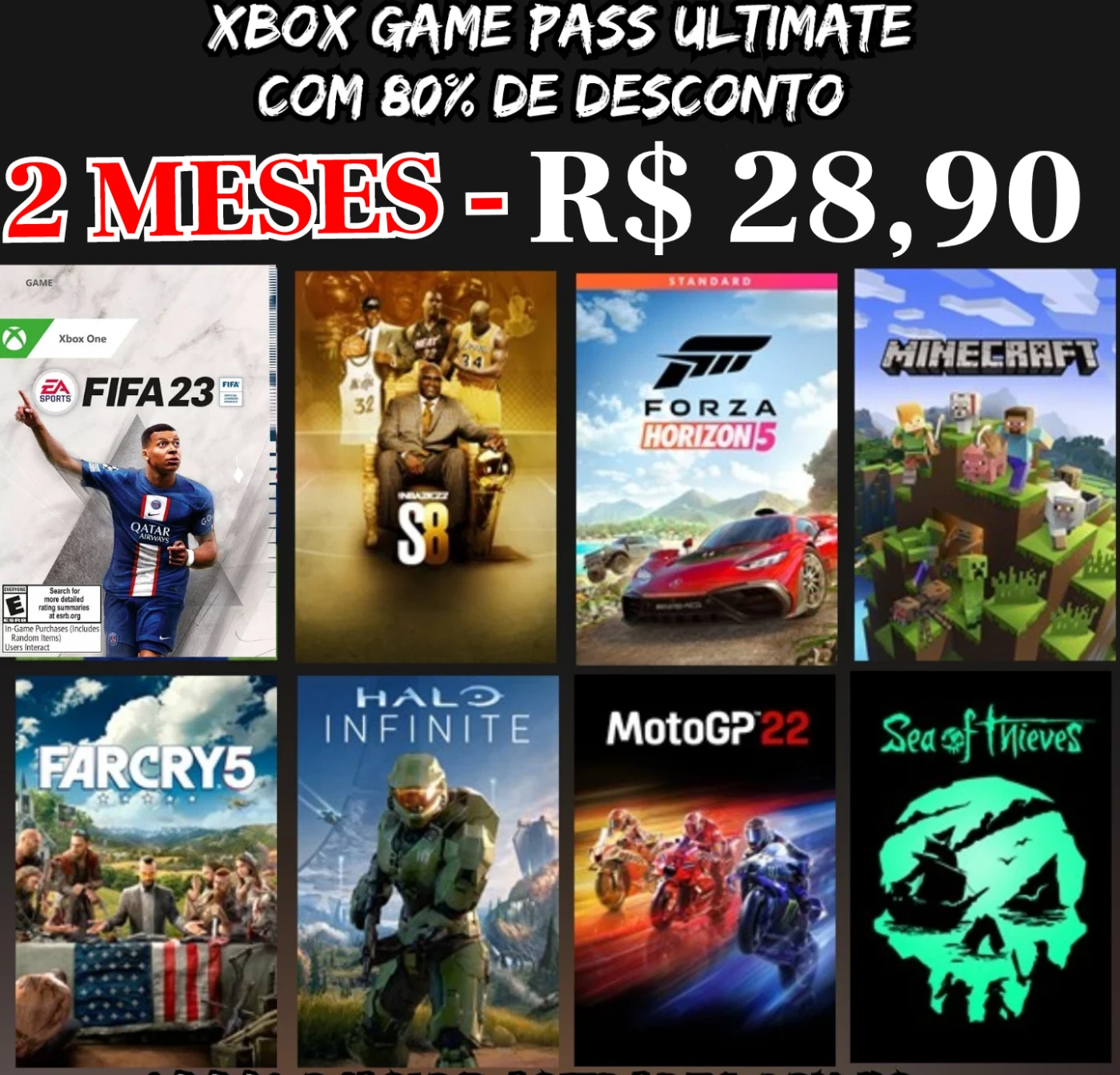 Xbox Game Pass Ultimate 2 Meses - Código Único