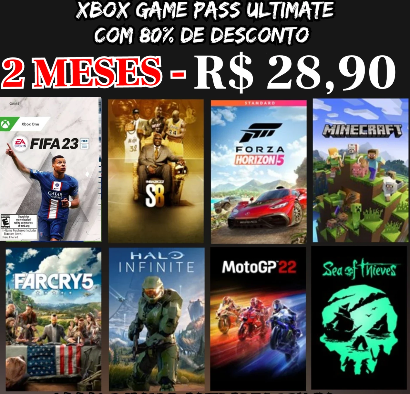 Xbox Game Pass: Promoções