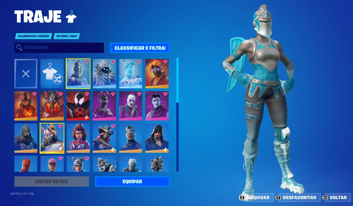 Conta Fortnite com muitas skins antigas - Fortnite - Contas