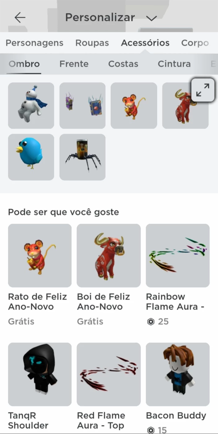 contas do roblox grátis