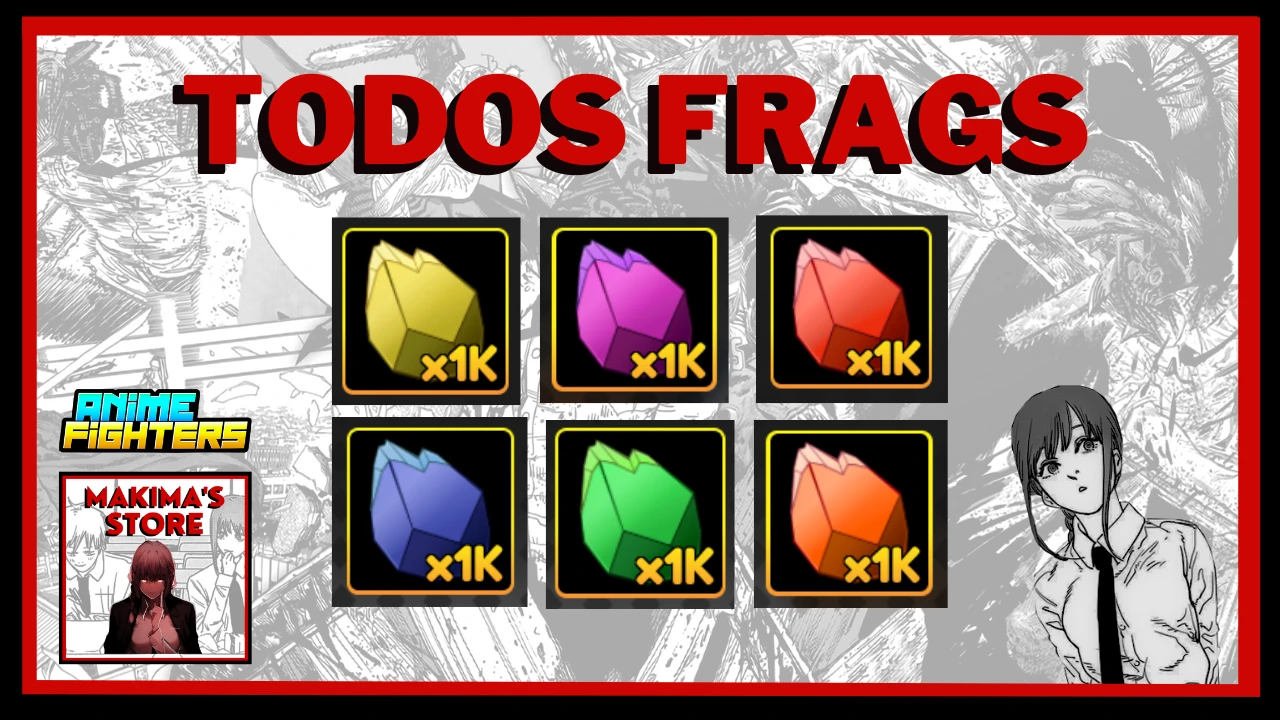 Afs } 1K De Fragmentos ( Frags, Fragments ) Anime Fighters - Roblox - DFG