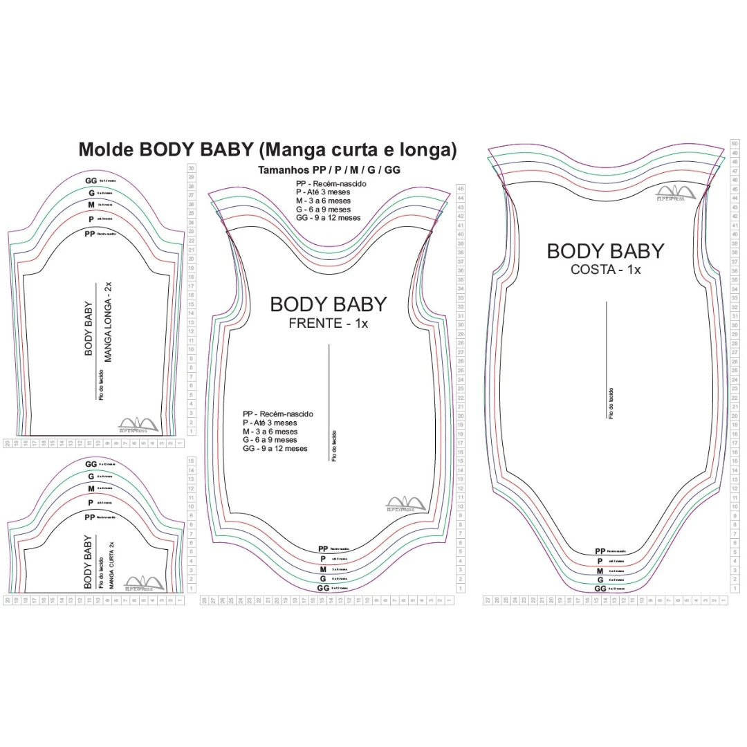 moldes de roupa para imprimir