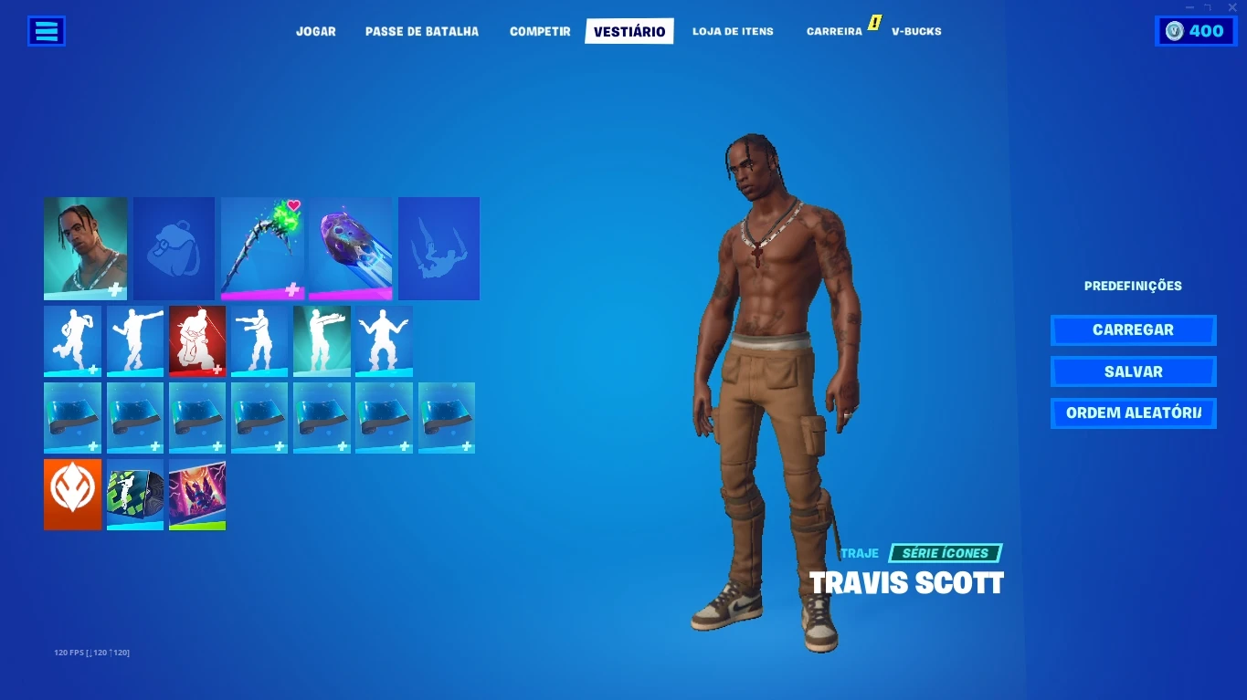 Conta Fortnite Travis Scott E Minty - DFG