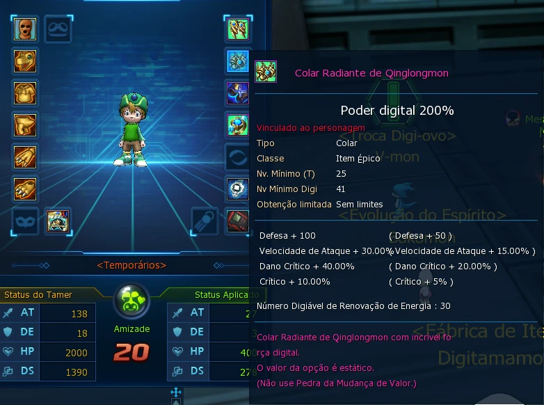 Conta Ladmo ( Omegamon ) Mid Game - Digimon Masters Online - DFG