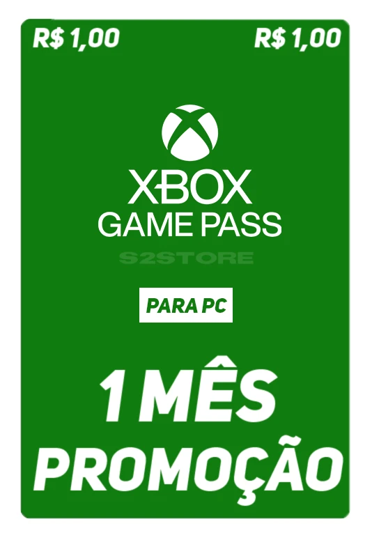 Comprar Cartão Xbox Game Pass Ultimate 1 Mês