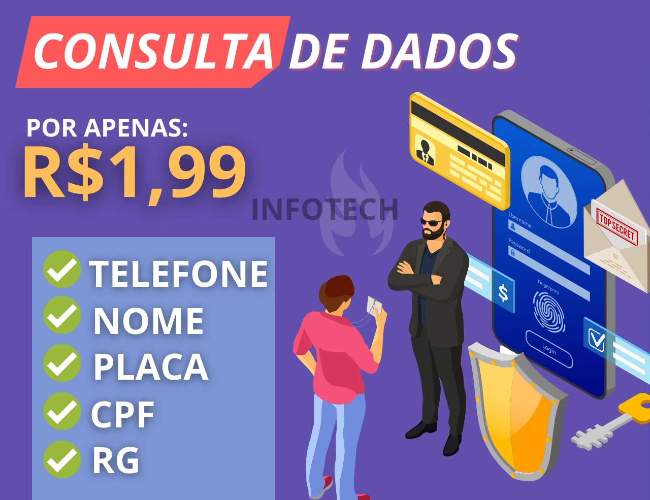 Puxo Cpf, Número De Telefone, Placas E Outros - Digital Services - DFG