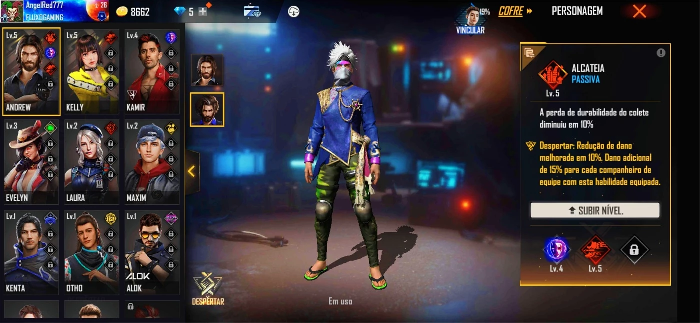 Garena Free Fire - Andrew é o novo personagem despertado no