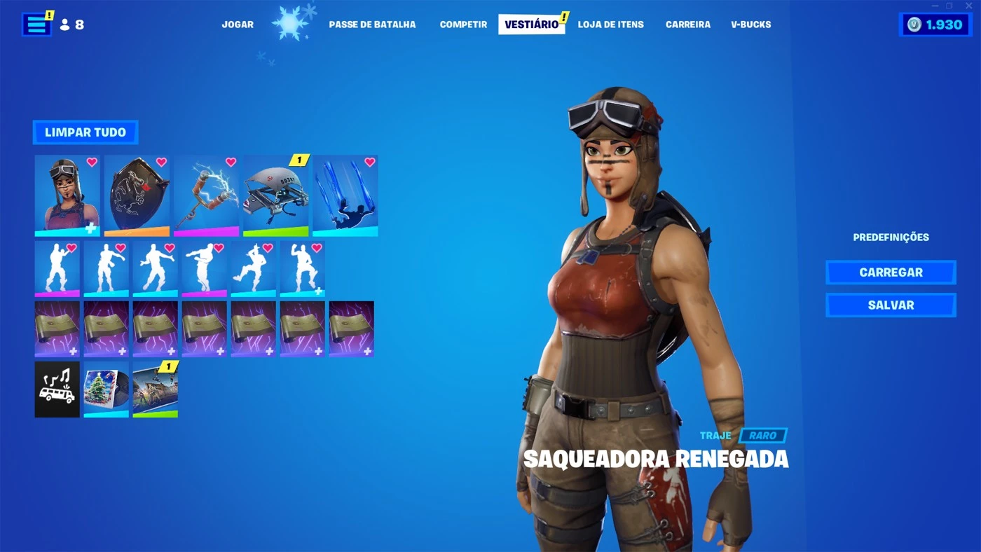 Desapego Games - Fortnite > Conta Fortnite com Renegade Raider