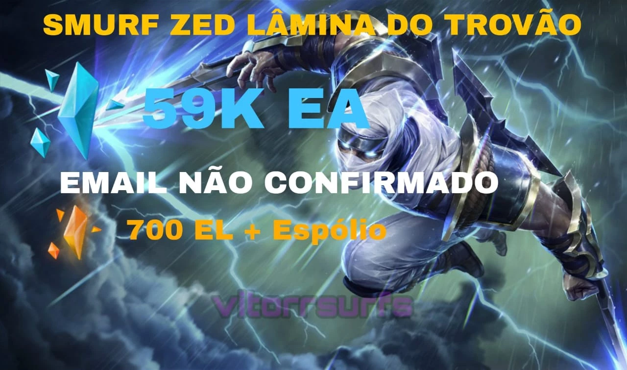 👑」Smurf Unranked Aleatória Com Até 70K De Ea - League Of Legends