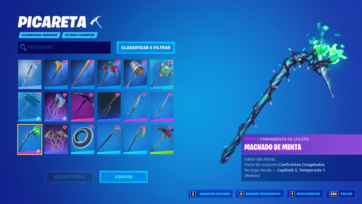 Conta Fortnite Com Picareta Minty - DFG