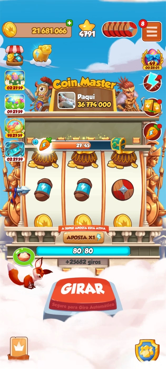 Coin Master, Comprar Giros – SPINs - Moedas – Coin