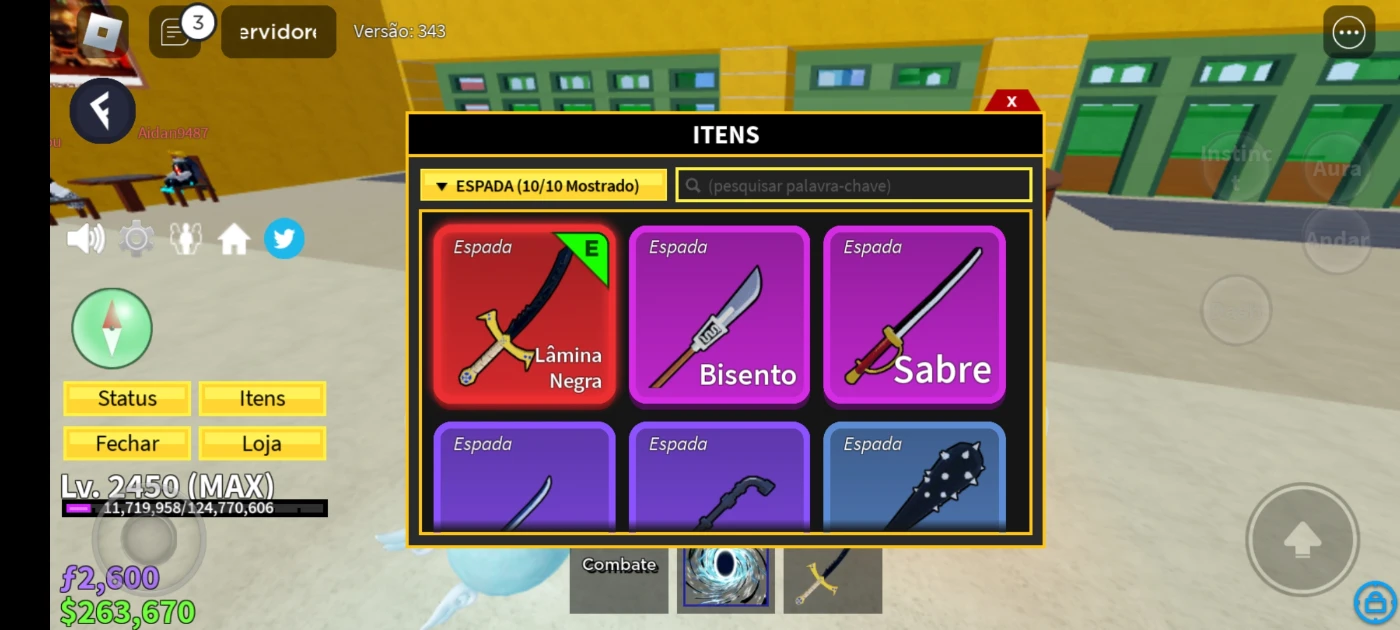 Contas De Blox Fruits Nivel Max Dark Blade E +1 Fruits - Roblox - DFG