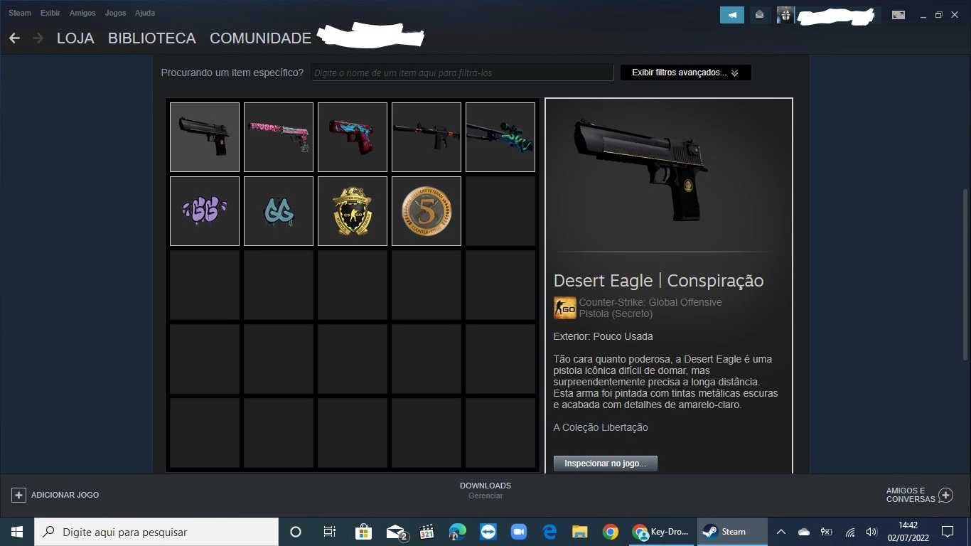 Awp  Atheris/ Mais Barato Que Na Steam - Counter Strike Cs - DFG