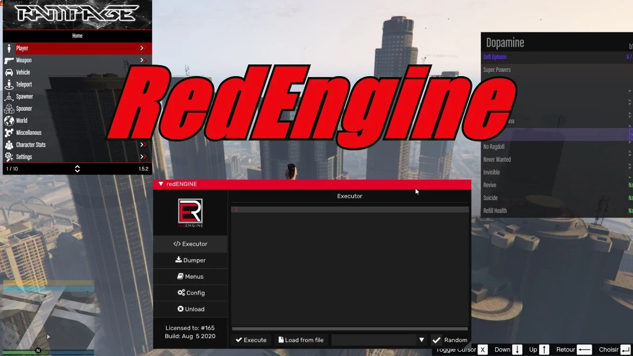 Redengine Lifetime - Melhor Modmenu Para Fivem - Gta - DFG