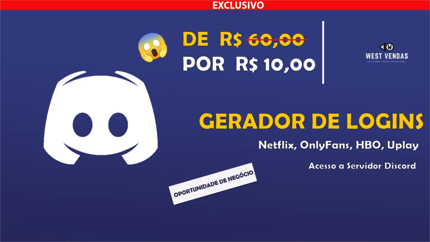 Gerador De Contas Para Discord - Cursos E Treinamentos - DFG